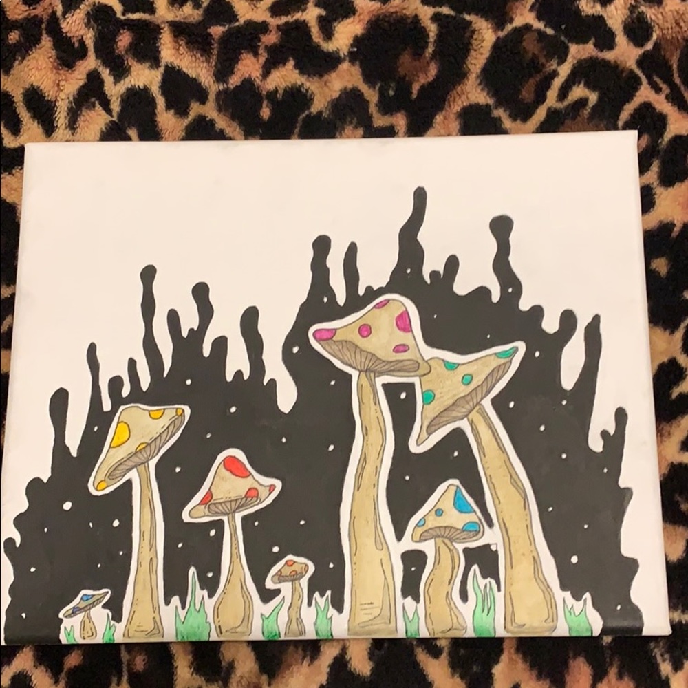 Mushroom painting